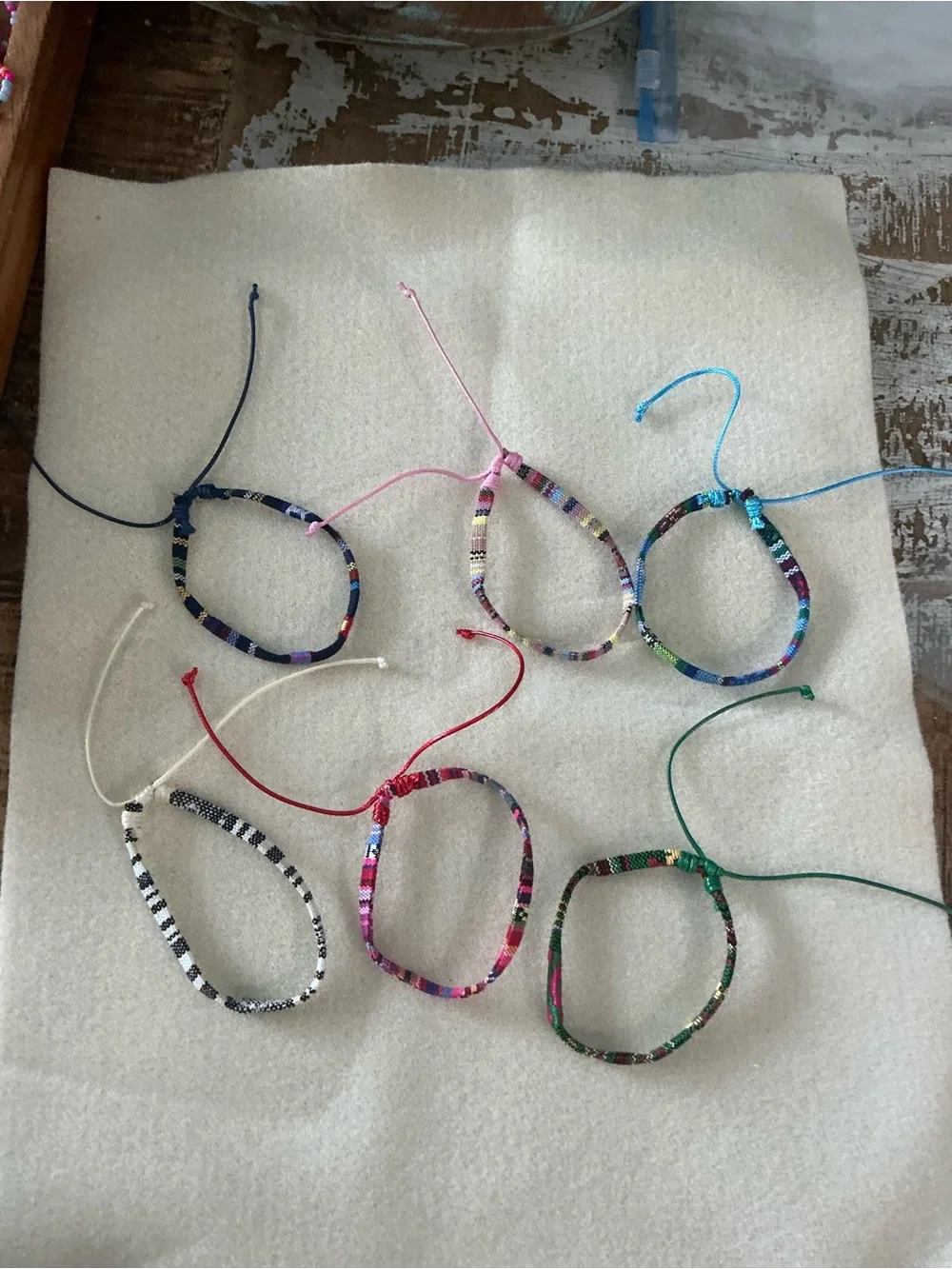 Kids Multicolor Woven Friendship Bracelets - Assorted Colors